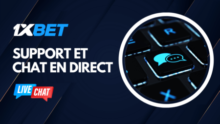 Support et chat en direct 1xbet