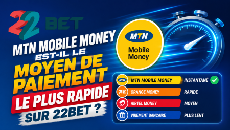 MTN Mobile Money est-il le moyen de paiement le plus rapide sur 22Bet ?