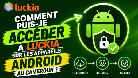 Comment puis-je accéder à Luckia sur les appareils Android au Cameroun ?