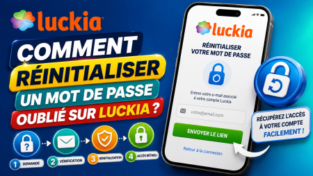 Comment réinitialiser un mot de passe oublié sur Luckia ?
